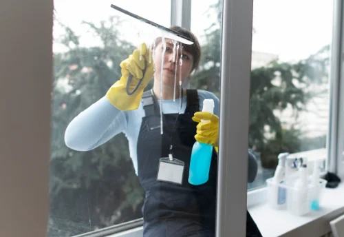 Nettoyage de vitres intérieures et extérieures à Renneville